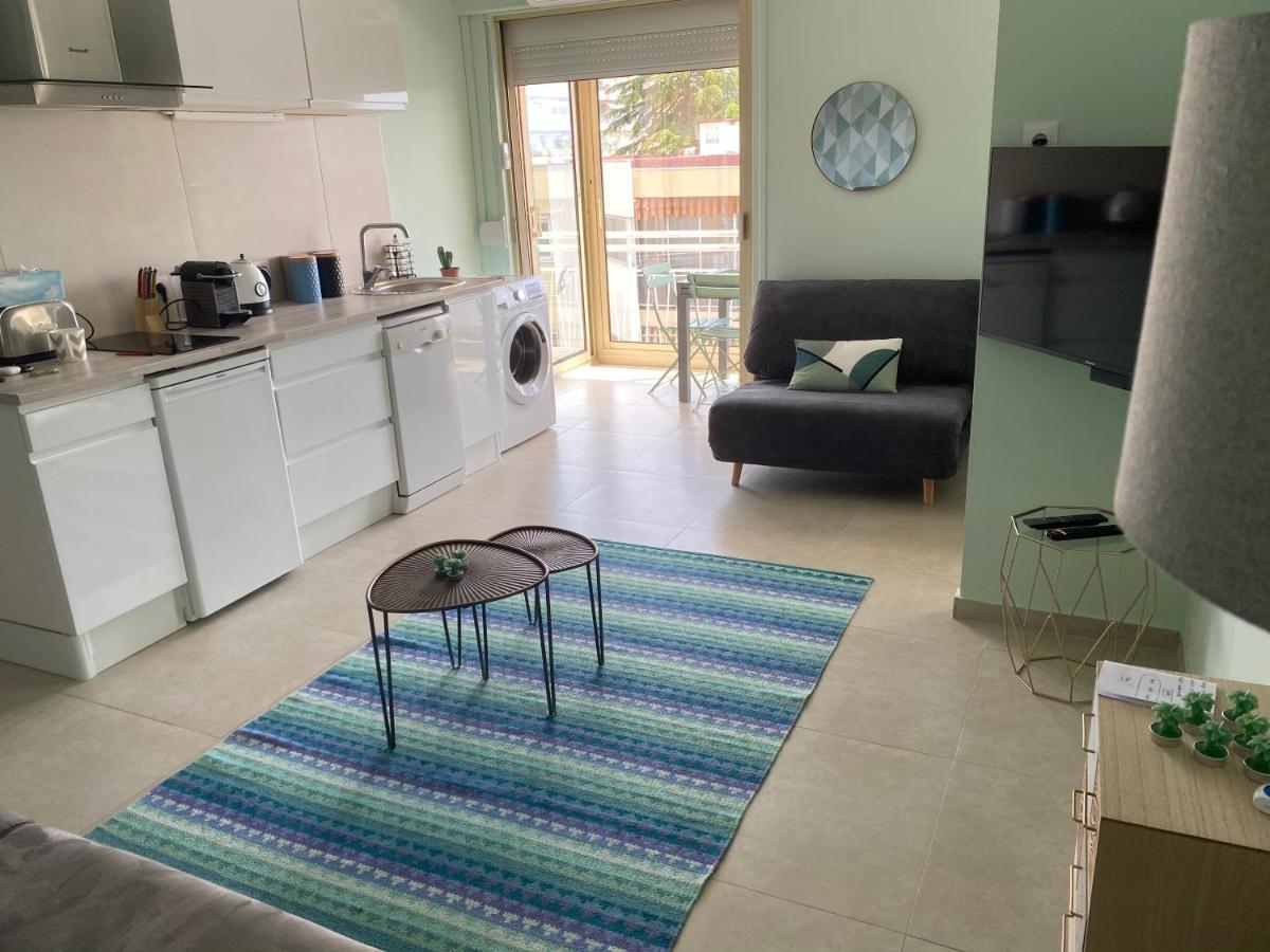 Appartement Rooftop, Premiere Ligne, Vue Mer, 50M De Plage Du Midi Канни Екстер'єр фото